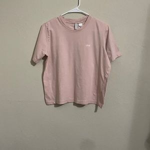 Light Pink “LOVE” Tee